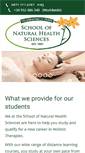 Mobile Screenshot of naturalhealthcourses.com